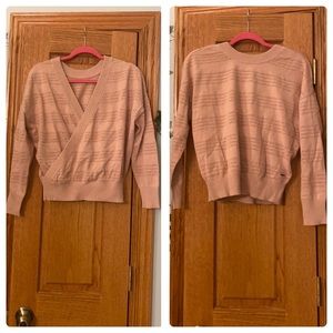 n:PHILANTHROPY deep v-neck back sweater